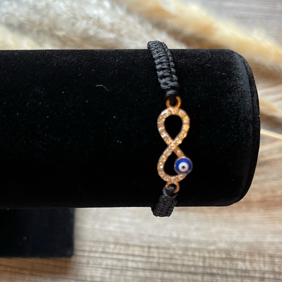 NWOT : Evil Eye Black Bracelet - Picture 5 of 5